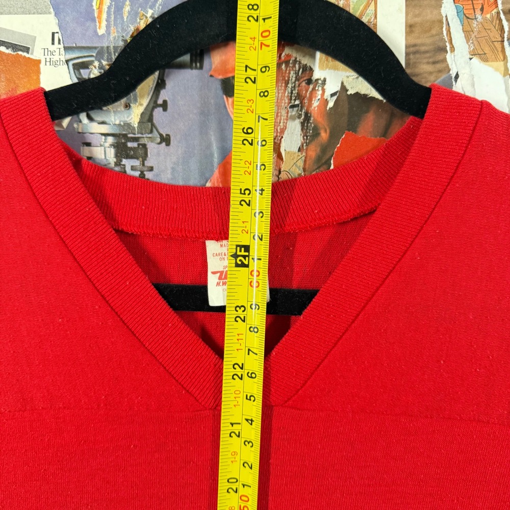 Vintage 80s Georgia Bulldogs Football‎ Jersey Style T Shirt Red Medium - Picture 4 of 6